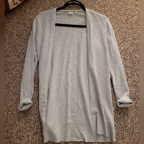 GAP Grey Knit Cardigan - Picture 1 of 4
